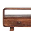 Curved Console Table - Caramel - Image 6