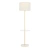 Chloe - Contemporary Shelf Floor Lamp - Clear / White - Image 2