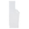 Full Size Murphy Bed With Hydraulic Lift & Desk Design - White - Image 7