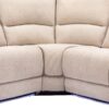 Modern Manual Reclining Living Room Furniture Set With USB Ports, Hidden Storage, Led Light Strip And 2 Cup Holders - Cream - Image 20