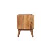 Bench With Leather Seatpad - Oak - Image 10