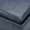 Rockwood - Cube Storage Ottoman With Tray - Denim Blue - Image 7