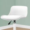 Office Chair, Adjustable Height, Swivel, Ergonomic, Contemporary And Modern - White - Image 8