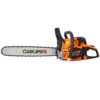 62Cc Gas Powered Chainsaw 2 Cycle Handheld Cordless Chain Saw Aluminium 18" And 20" Guide Bar - Orange - Image 13
