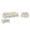 Ottoman Module For Modular Sectional Sofa Wide Seat - Beige - Image 5