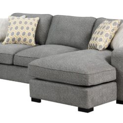 Repore - Right Side Facing Chaise Sectional - Gray