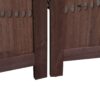 Panel Solid Wood Folding Room Divider - Brown - Image 15