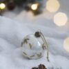 Christmas Ball Ornaments, Decorative Hanging Ball Christmas Tree Ornaments For Holiday Party Decorations (Set of 12) - White - Image 4