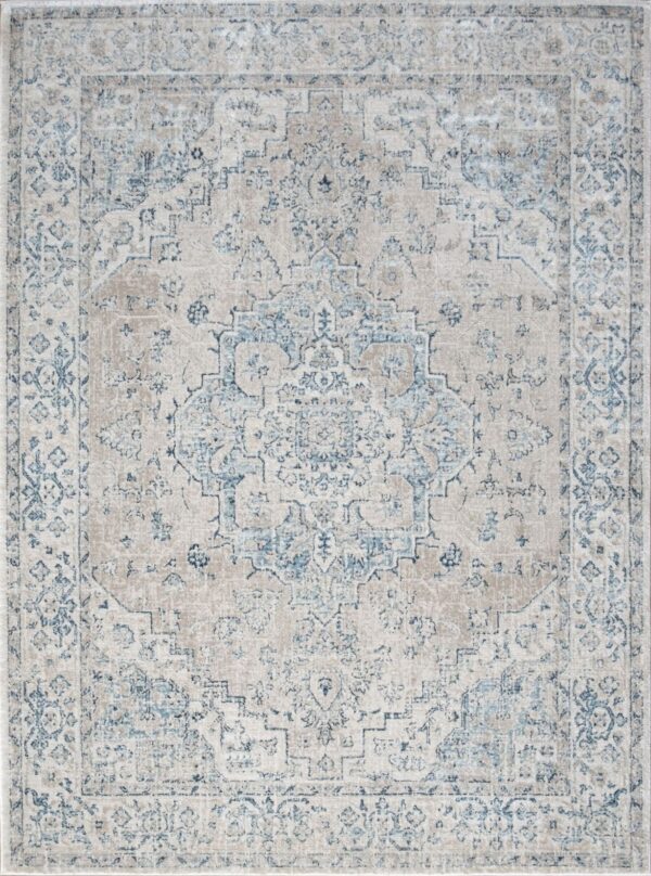 Noble - 2' X 3' Area Rug - Ivory, Polyester