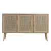 Wooden Accent TV Cabinet With 3 Doors - Brown - Image 3