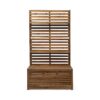 Storage Bench With Rack - Teak - Image 5
