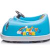 Bumper Car For Kids, 12V Dual Drive 1-6 Years Old Children's Electric Car With Pushrod Dinner Plate USB Bt Music Rocking Horse Mode Anti-Collision Bumper Ride On Car - Blue - Image 4