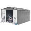 10' x 8' Garden Sheds Outdoor Storage Sheds - Gray - Image 5