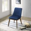 Clove - Dining Chair (Set of 2) - Brown / Navy Blue - Image 4
