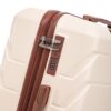 Set 3 Pieces 20" / 24" / 28" Abs Spinner Wheel Luggage, Matching Color, With Combination Lock - Beige - Image 16