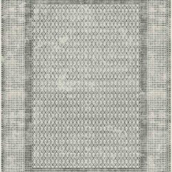 Macau - Non - Slip Accent Rug - White / Gray