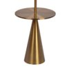 Celestial - Modern Floor Lamp With Accent Table With Large Shade - Gold / White - Image 5