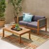 Charlotte - Outdoor And Rope 4 Seater Chat Set With Cushions - Teak - Image 7