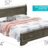 Louis Phillipe - Full Storage Bed For Comfort - Gray - Image 5