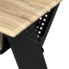 Eleazar - Music Recording Studio Desk - Natural Oak - Image 5