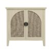 Rattan 2 Door Cabinet, Suitable For Bedroom - Natural - Image 11