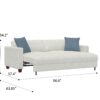 Biana - Pop-Up Sleeper Sofa - White - Image 7