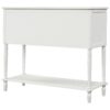 Hearth & Haven Stella - Buffet Storage Cabinet With Bottom Shelf - White - Image 9