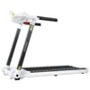 Portable Compact Treadmill, Electric Motorized 3.5Hp, 14Km / H, Medium Running Machine Motorised Gym 330Lbs, Foldable For Home Gym Fitness Workout Jogging Walking, Bluetooth Speaker App Fitime - White - Image 16