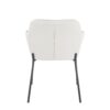 Daniella - Contemporary Dining Chair (Set of 2) - Black / Cream - Image 5