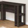 Computer Desk, Home Office, Corner, Storage Shelves, L Shape, Laptop, Contemporary & Modern - Oak - Image 2