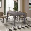 Albany - Solid Wood Dining Table For 6, Small Kitchen And Breakfast Table - Gray - Image 2