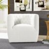 Delaney - Swivel Chair - Fabric - Beige - Image 9