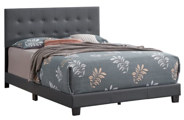 Caldwell - Queen Bed - Dark Gray