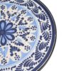 French Country Patio Side Table With Vibrant Tile Top - Blue / Black - Image 11