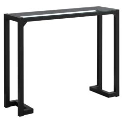 Accent Console Table For Entryway Contemporary - Black