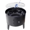 Portable Charcoal Smoker Grill For Outdoor Cooking - Black - Image 11