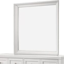 Square Mirror - White