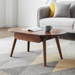 Capsule Centre Low Table With Drawers, Coffee Table - Natural