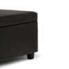 Avalon - Storage Ottoman Bench - Tanners Brown - Image 5