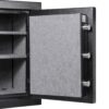 3.51 Cubic Ft Fireproof Safe Vault - Black - Image 3
