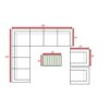 Modern 8 Person Outdoor Seating Group With Cushions - Gray Mix - Image 3