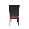 Balcones - Outdoor Wicker Dining Chairs With Cushions (Set of 8) - Brown / Terracotta - Image 4