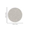 Curve - Round Rug - Silver - Image 6
