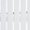 Blissique - Outdoor Foldable Wood Dining Table With Slat Design - White - Image 9
