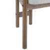 Dining Chairs (Set of 2) Upholstered Arm Chairs, Rubber Wood Accent Chairs - White - Image 13