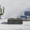 Outdoor Handcrafted Fire Pit Table - Charcoal - Image 4