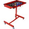Adjustable Tear Down Work Table With Drawer For Garages, Repair Shops, And Diy, Portable, (4) 2.5" Swivel Casters, 220 Pound Capacity, Rubber Corners, Heavy Duty Steel - Red - Image 10