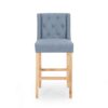 Ethereon - Fabric Tufted Counter Stool (Set of 2) - Light Blue - Image 4