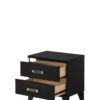 Chelsie - Nightstand - Black - Image 3