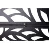 Outdoor & Indoor Privacy Screen Metal Privacy Screen, Freestanding Decorative Privacy Screen For Deck Balcony Patio - Black - Image 11